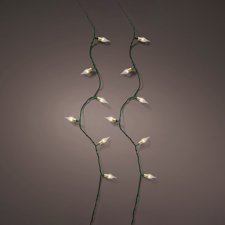 Grinalda led vintage com 8 funções efeito cintilante para interior 1119cm 493270