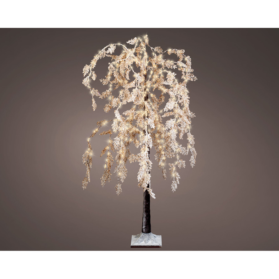 Salgueiro micro led com efeito de neve, ø70 x 180 cm