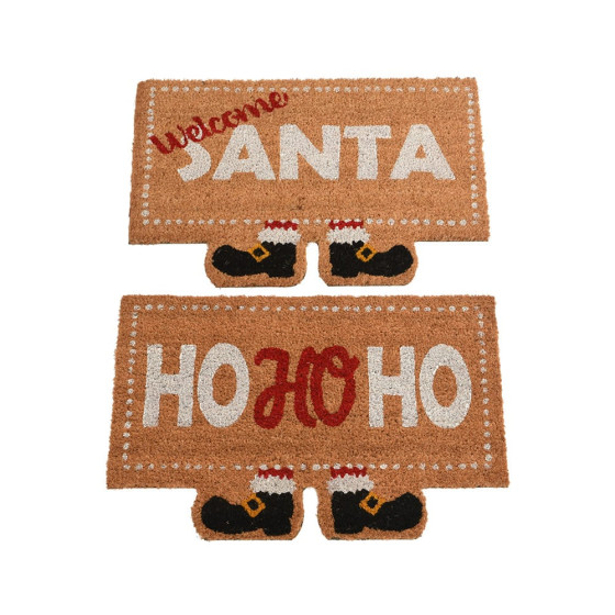 Tapete pai natal, 60x40x1,5cm, 2 modelos. basics