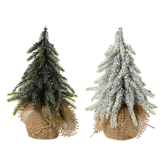 Mini pinheiro com vaso de juta, modelos vários, ø12 x 20 cm