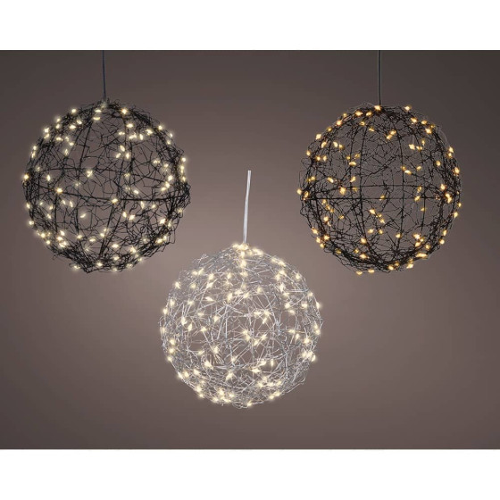 Bola led para exterior cores variadas ø15 cm