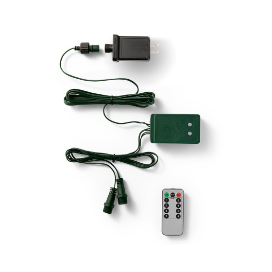 Transformador verde com comando, de exterior, 5 m