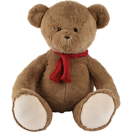 Urso de peluche 3,5 x 3 x 9 cm, cores sortidas