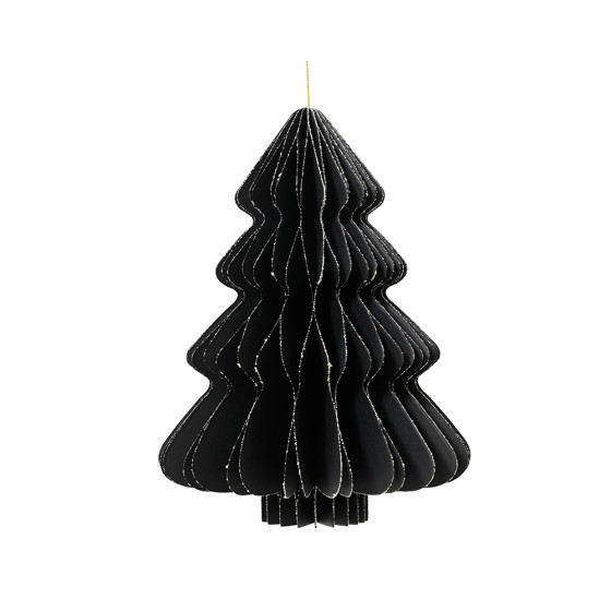 Árvore de papel preto ø30 x 40 cm