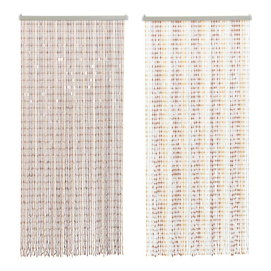 Cortina de plástico com 64 tiras cores sortidas 90x1,5x200cm