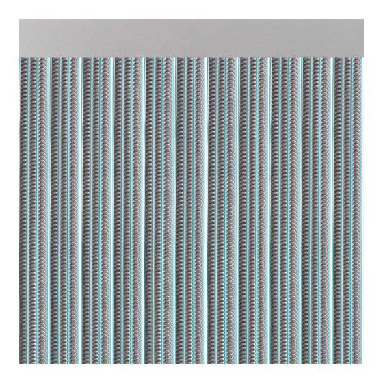 Cortina per porta modelo "lisboa" cinzenta 90x210cm m63581 acudam
