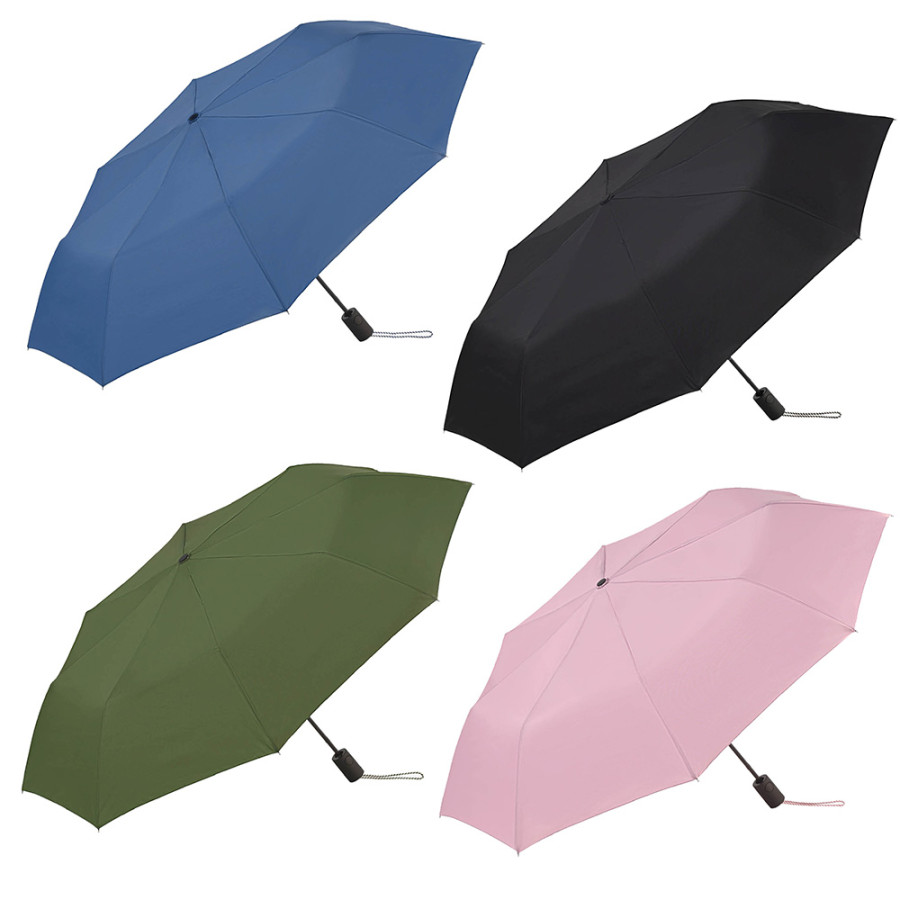 Guarda-chuva automático liso com uv 50+, cores sortidas