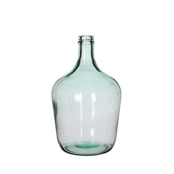 Garrafa vidro transparente diego 12 l ø27cm x 42cm
