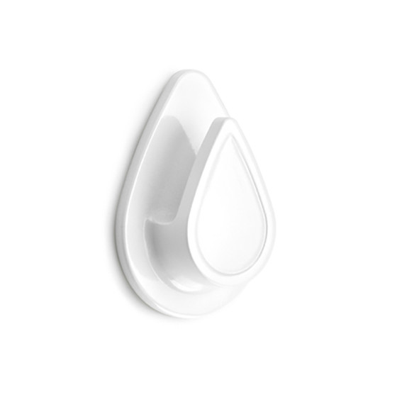 Cabide resistente à água modelo gota branco 2193-2-000 (blister) inofix