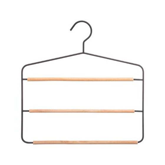 Cabide madeira para calças 36x34,5x1,3cm cores / modelos diversos