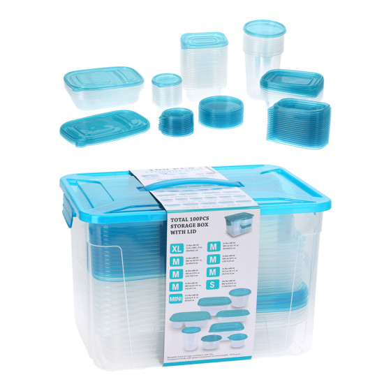 Conjunto de almoço, 100 peças