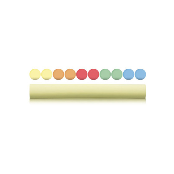Blíster com 1 caixa de 10 gizes branco + 1 caixa 10 gizes coloridos milan