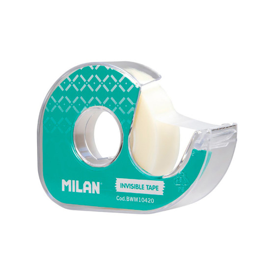 Blíster desenrolador verde com fita-cola mate 19mm x 33m milan