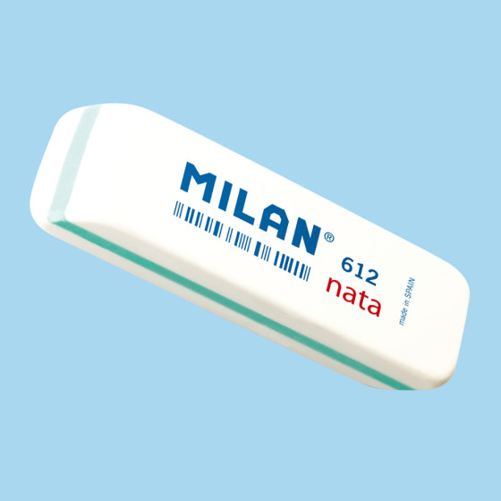 Blíster com 2 borrachas nata 612 milan