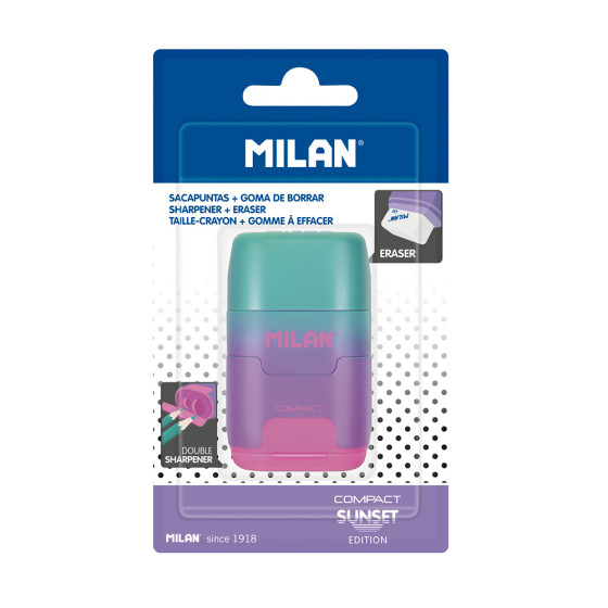Afia/borracha compact sunset lilás-rosa