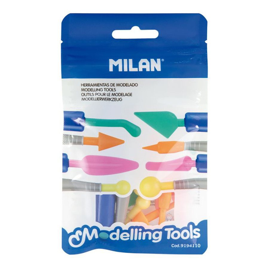 Ferramentas para modelar (2 cabos + 8 pontas) milan
