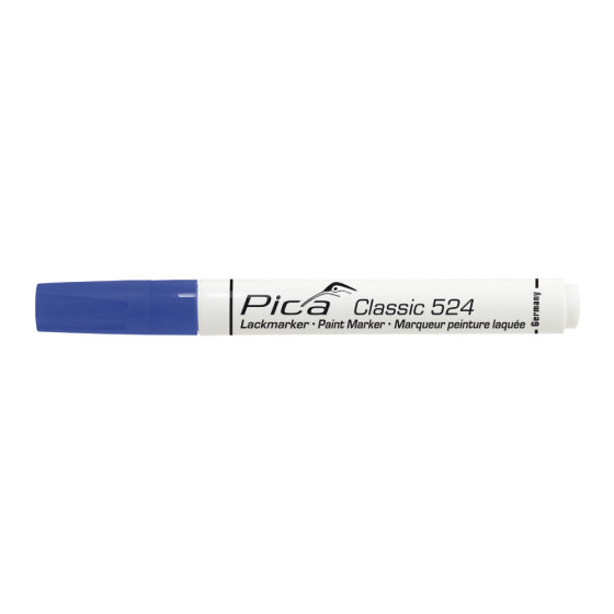 Marcador permanente azul clássico