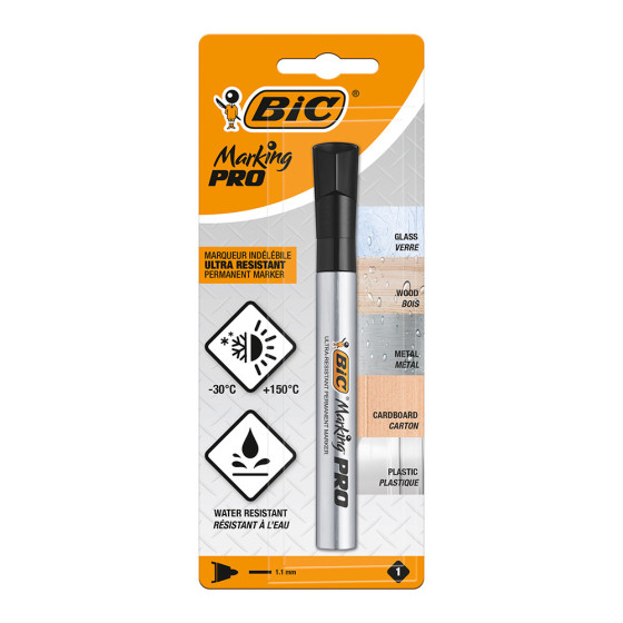 Marcador permanente pro preto blister