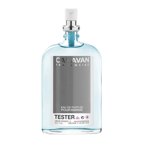 Tester 30ml caravan edp cro n 12 homem grátis pela compra de 4 unid. da fragância correspondente ao tester