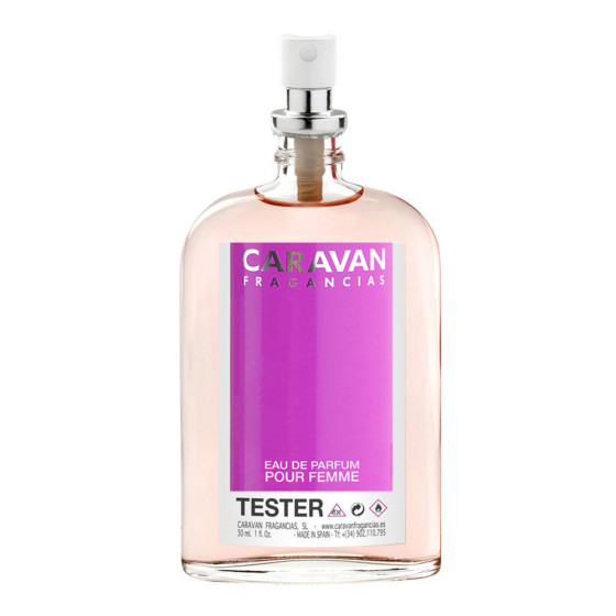 Tester 30ml caravan edp sra n 45 mulher grátis pela compra de 4 unid. da fragância correspondente ao tester