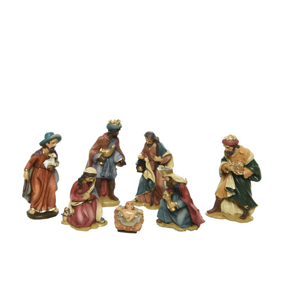Kit de 7 figuras para presépio 9cm
