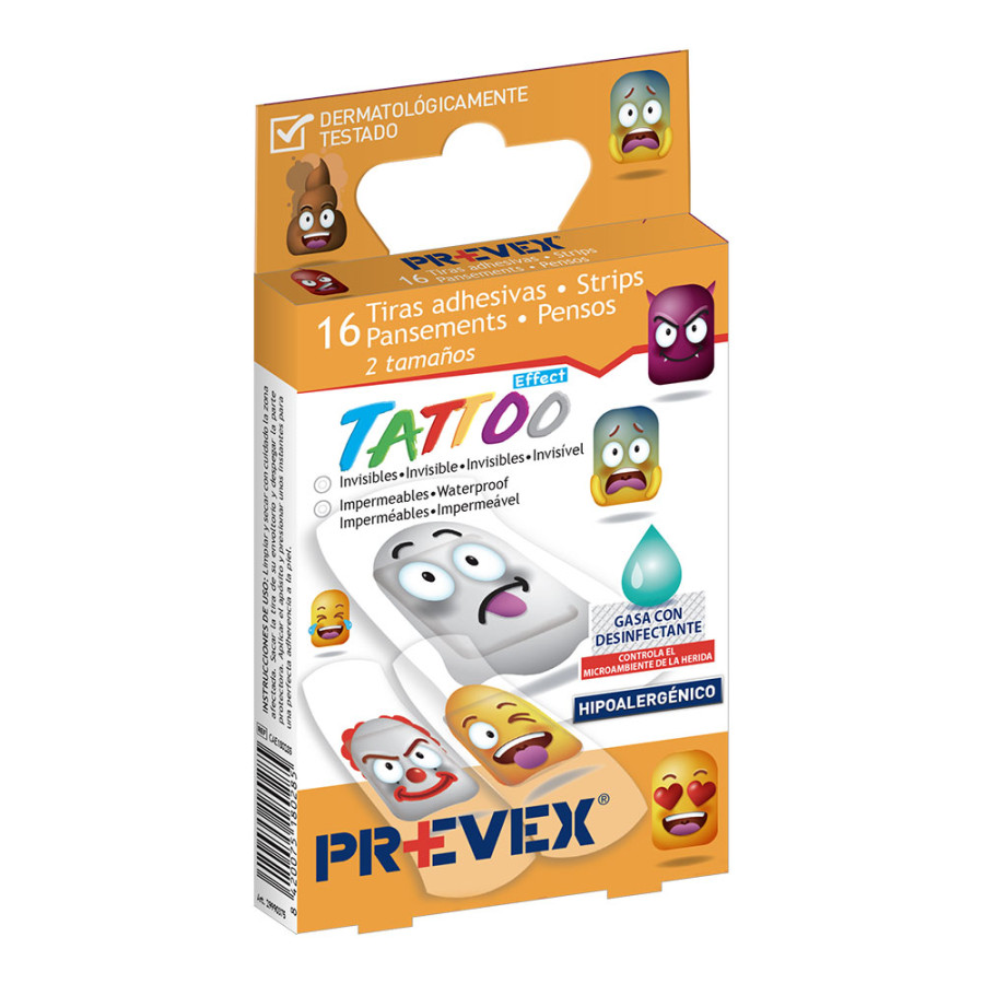 Penso infantil efeito tatuagem 16 uds
