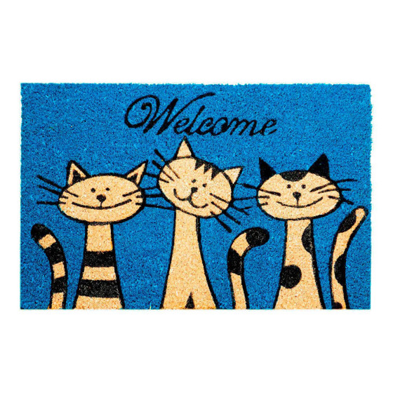 Tapete 60x40cm modelo gatos