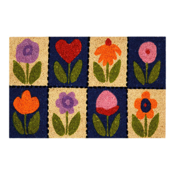 Tapete 60x40cm modelo flores