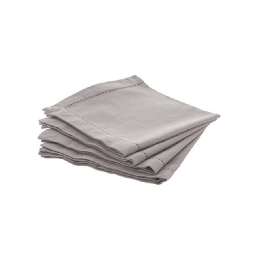 Pack 4 guardanapos de algodão cor topo 40x40cm