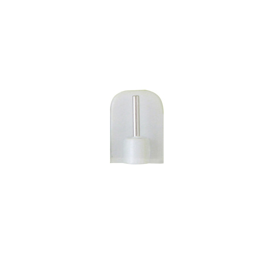 Suporte adesivo branco para varão extensível 4 unid. cintacor - storplanet