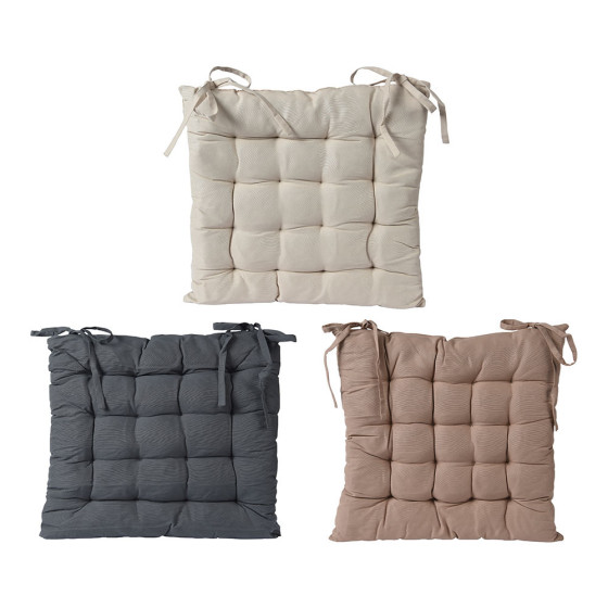 Almofada para cadeiras 40x40x6cm cores sortidas 832846