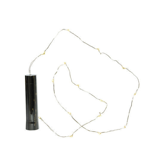 Rolha grinalda micro led para garrafa 15 leds