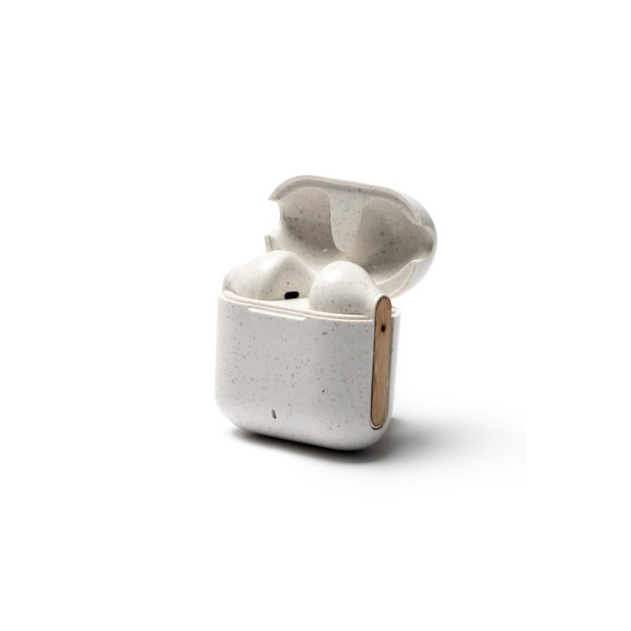 Auriculares sem Fio em Fibra de Trigo e Bambu Kuasi