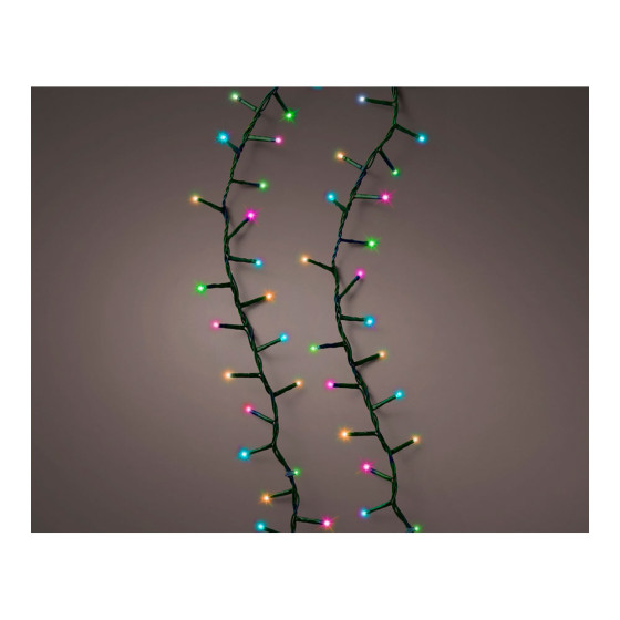 Grinalda led compact intermitente multicor pastel 16m 500 leds cabo verde
