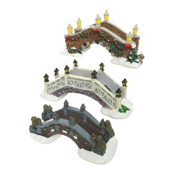 Ponte de poliresina para decoração interior modelos sortidos